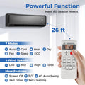 Energy Star 18000 BTU Mini Split Air Conditioner & Heater, 21 SEER2 208-230V Inverter Split AC Unit with Heat Pump for Rooms up to 1250 Sq.Ft
