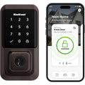 Kwikset Halo Touchscreen Wi - Fi Smart Deadbolt Hardware Lock with Smartkey Satin Nickel
