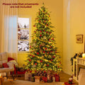 6/7.5/9 FT Pre-lit Artificial Christmas Tree with 260/380/560 Multicolor Lights, 714/1162/1770 Branch Tips, 11 Lighting Modes, Remote & Timer