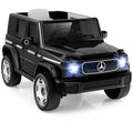 12V 4WD Kids Ride On Car, Licensed Mercedes-Benz EQG Battery Powered Electric Vehicle with Remote Control & Music