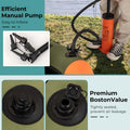 Inflatable Fishing Float Tube, 350LBS Portable Belly Boat with Rod Rack Basket, Fish Finder Holder, Fish Ruler, 3 Storage Boxes & Pump