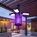 Tangkula 3-Petal Foldable Bug Zapper Adjustable Lighting Modes Type-C Rechargeable