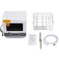 110V 800W Countertop Dishwasher - Stainless Steel, 3 Wash Modes + Fruit Wash, Touch Control, Space - Saving, Ideal for Small Kitchens & Rvs