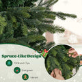 6/7.5/9 FT Pre-lit Artificial Christmas Tree with 260/380/560 Multicolor Lights, 714/1162/1770 Branch Tips, 11 Lighting Modes, Remote & Timer