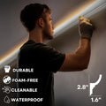 7 - Piece 94.5 (55.12 Ft) Crown Molding with Duct Kit for Seamless Ambient Home Accent Lighting | Waterproof Channel for Easy LED Strip Installation (CROWN MOLDING WITH LED DUCT)