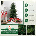 6/7.5/9 FT Pre-lit Artificial Christmas Tree with 260/380/560 Multicolor Lights, 714/1162/1770 Branch Tips, 11 Lighting Modes, Remote & Timer