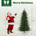 6/7.5/9 FT Pre-lit Artificial Christmas Tree with 260/380/560 Multicolor Lights, 714/1162/1770 Branch Tips, 11 Lighting Modes, Remote & Timer